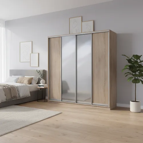 Шафа купе E Line ШК 4.1 2200×450×2400 мм