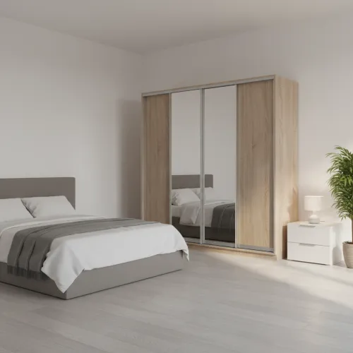 Шафа купе E Line ШК 4.1 2300×600×2400 мм