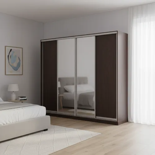 Шафа купе E Line ШК 4.1 2500×600×2400 мм