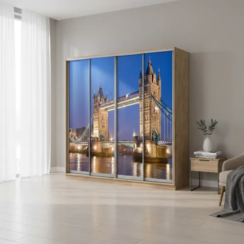 Шкаф-купе E Line ШК 4.2 2300х450х2400 мм