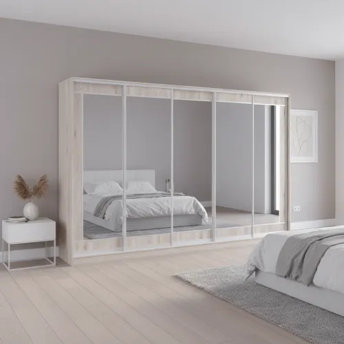 Шкаф-купе Киевский Стандарт Стандарт 4200х600х2400 мм 5Д