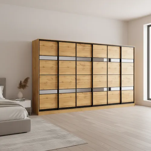 Шкаф-купе Киевский Стандарт Стандарт 4600х600х2400 мм 6Д