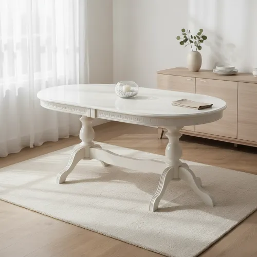 Стіл Престиж Оскар Люкс (білий)