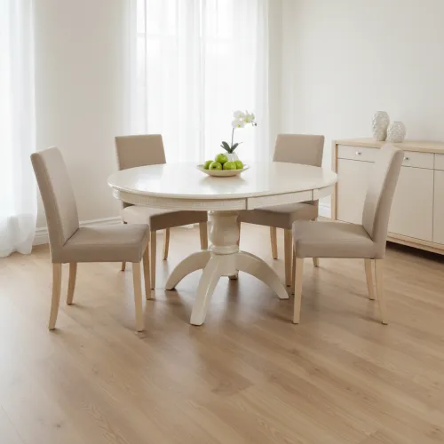 Стол МИКС-мебель Престиж слоновая кость