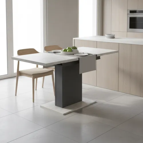 Столовий стіл Doros Бостон Сосна Натті/Графіт 150х70х79 (41516194)