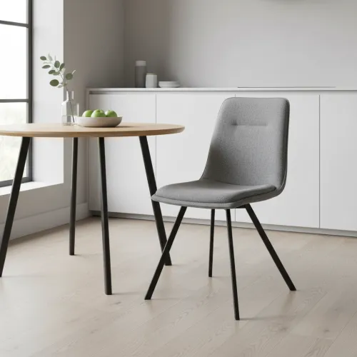 Стілець M-71 сірий + чорний