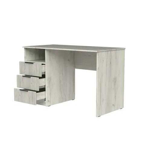 Стол письменный СП1 3Я 750х1100х500 мм ДСП Дуб Крафт Белый