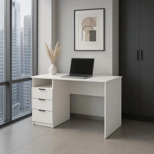 Стол письменный СП1 3Я 750х1100х500 мм ДСП Белый