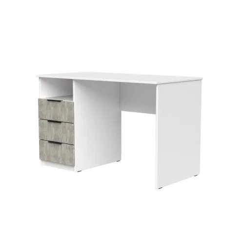 Стол письменный СП1 3Я 750х1100х500 мм корпус ДСП Белый фасад ДСП Ателье Светлый