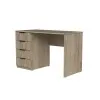 Стол письменный СП2 4Я 750х1300х600 мм ДСП Дуб Крафт Серый