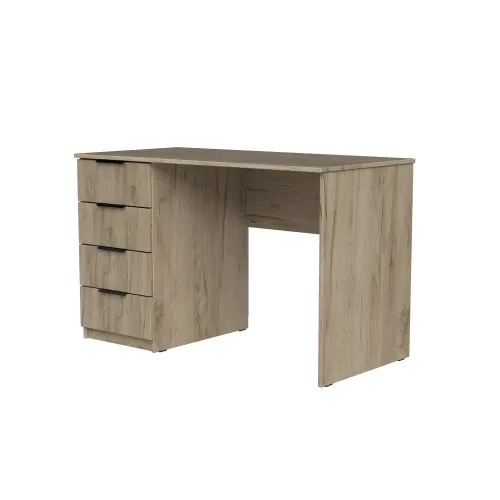 Стол письменный СП2 4Я 750х1300х500 мм ДСП Дуб Крафт Серый