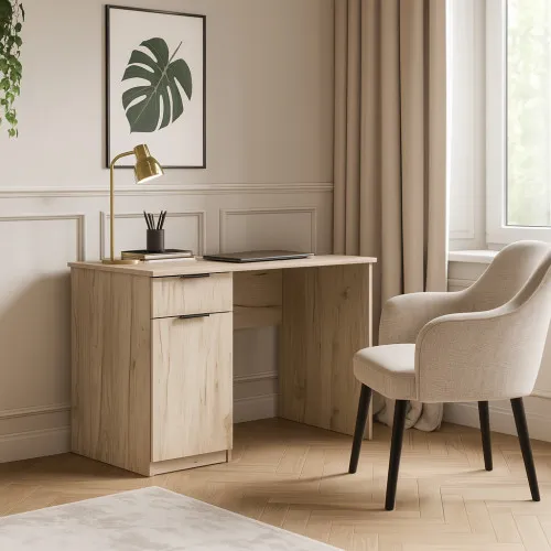 Стол письменный СП3 1Я1Д 750х1200х500 мм ДСП Дуб Крафт Серый