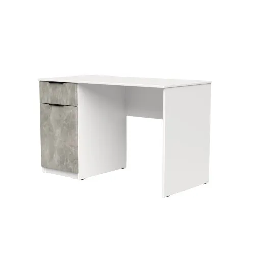 Стол письменный СП3 1Я1Д 750х1100х600 мм корпус ДСП Белый фасад ДСП Ателье Светлый