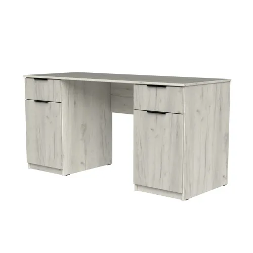 Стол письменный СП4 2Я2Д 750х1400х500 мм ДСП Дуб Крафт Белый