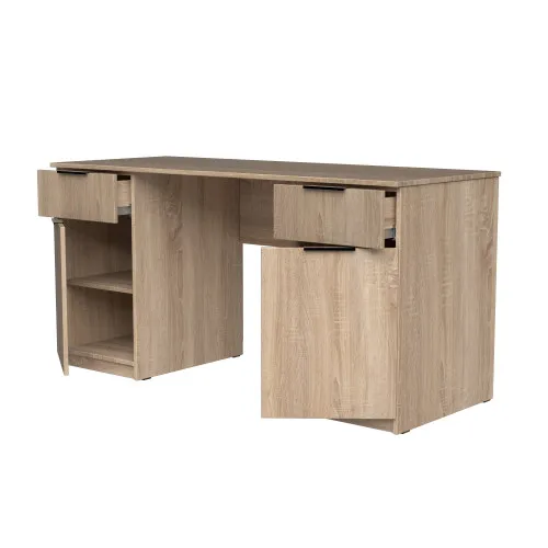Стол письменный СП4 2Я2Д 750х1400х500 мм ДСП Дуб Сонома