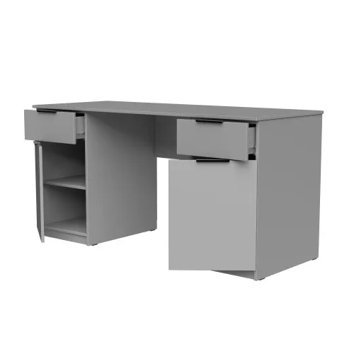 Стол письменный СП4 2Я2Д 750х1400х500 мм ДСП Серая Мышка