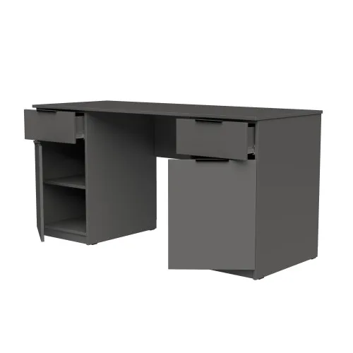 Стол письменный СП4 2Я2Д 750х1400х500 мм ДСП Серый Графит