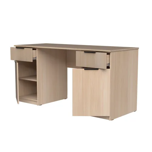 Стол письменный СП4 2Я2Д 750х1400х500 мм ДСП Дуб Молочный