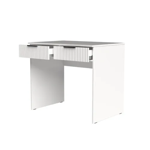 Стол письменный СП5 2Я 780х1000х500 мм корпус ДСП Белый фасад МДФ краска RAL9003 (Белый) фрезерование Плаше Гросс