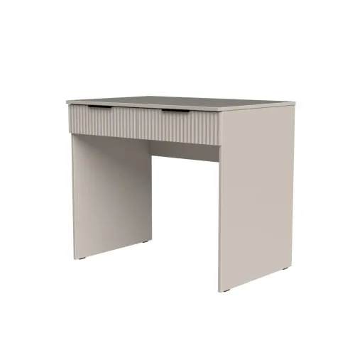 Стол письменный СП5 2Я 780х1000х500 мм корпус ДСП Кашемир фасад МДФ краска NCS S 2002-Y50R (Шелковистый мат) фрезерование Плаше Гросс