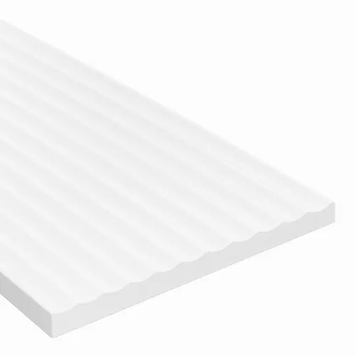 Стол письменный СП3 1Я1Д 750х1200х500 мм корпус ДСП Белый фасад МДФ краска RAL9003 (Белый) фрезерование Плаше Гросс