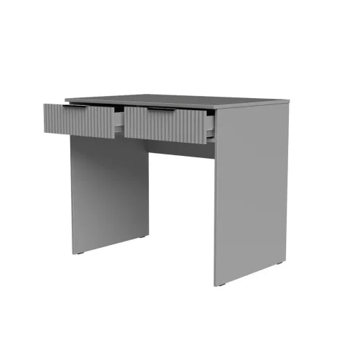 Стол письменный СП5 2Я 780х1000х500 мм корпус ДСП Серая Мышка фасад МДФ краска RAL7004 (Серый) фрезерование Плаше Гросс