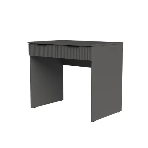 Стол письменный СП5 2Я 780х1000х500 мм корпус ДСП Серый Графит фасад МДФ краска RAL7012 (Серый) фрезерование Плаше Гросс