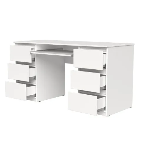 Стіл письмовий СП6 6Я 780х1400х500 мм ДСП Білий