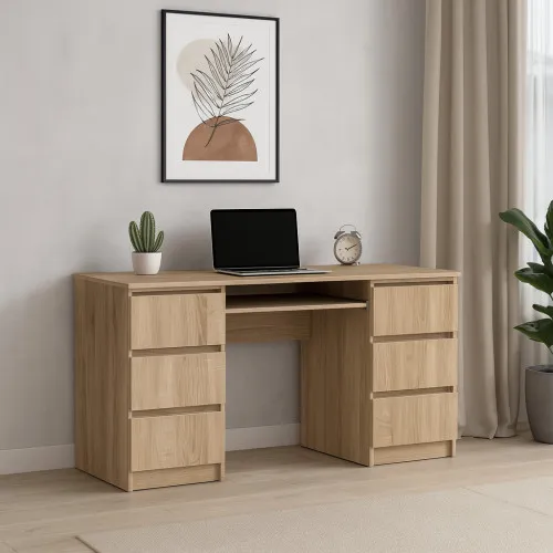 Стіл письмовий СП6 6Я 780х1400х500 мм ДСП Дуб Сонома