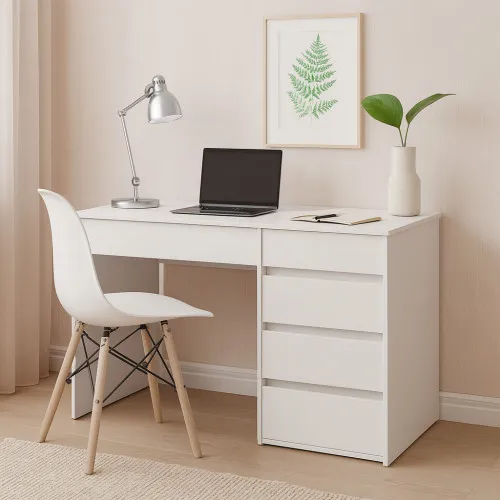 Стіл письмовий СП7 5Я 780х1100х500 мм ДСП Білий