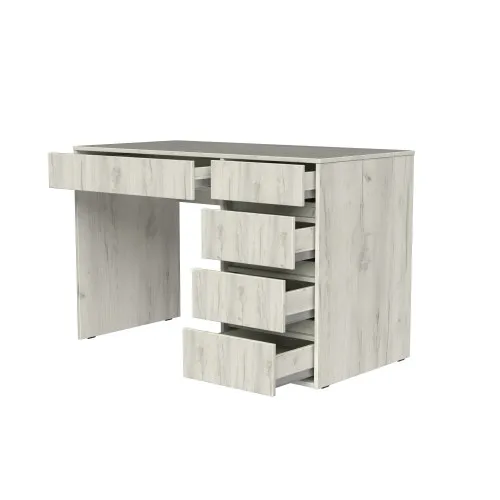 Стіл письмовий СП7 5Я 780х1100х500 мм ДСП Дуб Крафт Білий