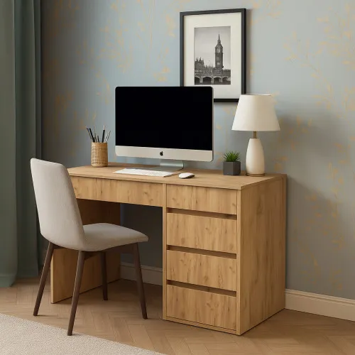 Стіл письмовий СП7 5Я 780х1100х500 мм ДСП Дуб Крафт Золотий