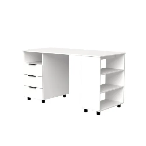 Стол письменный СП8 3Я 750х1400х600 мм ДСП Белый