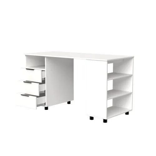 Стол письменный СП8 3Я 750х1400х600 мм ДСП Белый