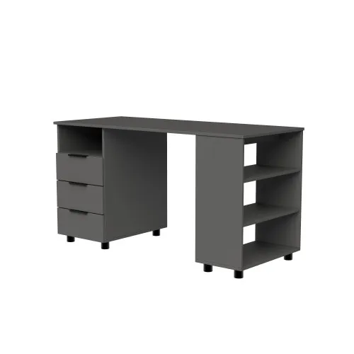 Стол письменный СП8 3Я 750х1500х600 мм ДСП Серый Графит