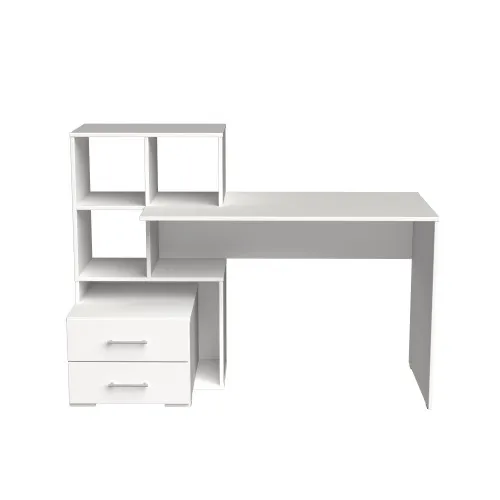 Стол письменный СП9 2Я 1040х1300х500 мм ДСП Белый