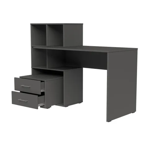 Стол письменный СП9 2Я 1040х1500х600 мм ДСП Серый Графит