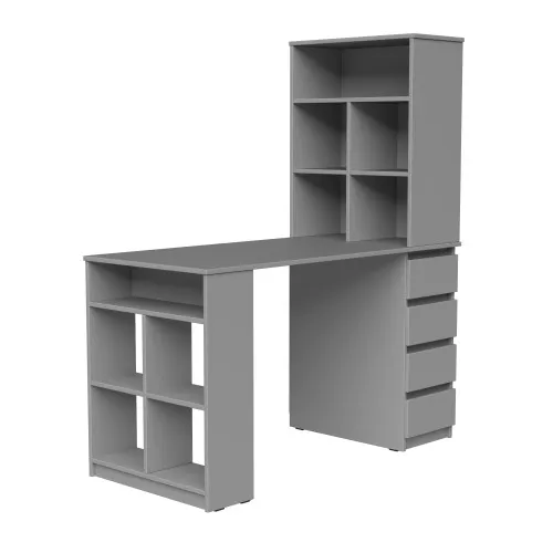 Стол письменный СП10 4Я 1500х1200х600 мм ДСП Серая Мышка