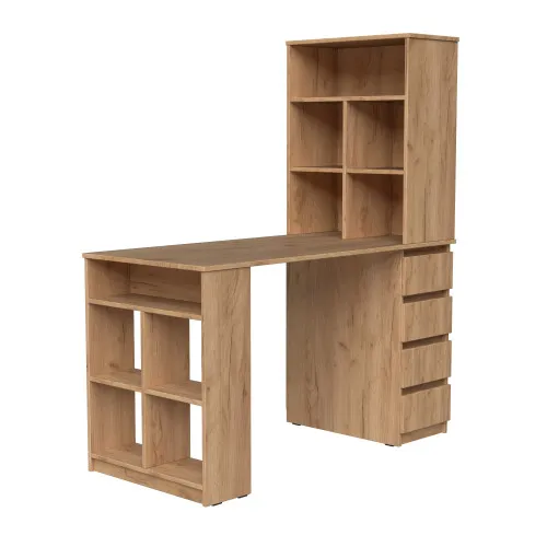 Стол письменный СП10 4Я 1500х1200х600 мм ДСП Дуб Крафт Золотой