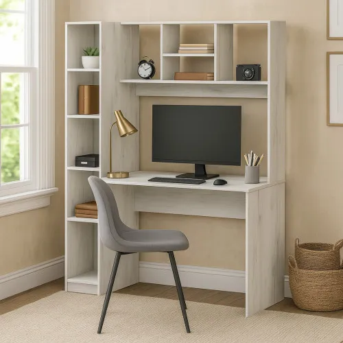 Стол письменный СП11 1700х1550х500 мм ДСП Дуб Крафт Белый