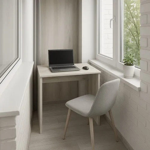 Стол письменный СП12 750х1000х500 мм ДСП Дуб Крафт Белый