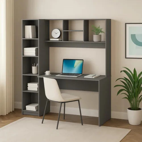 Стол письменный СП11 1700х1550х500 мм ДСП Серая Мышка