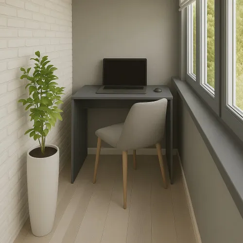 Стол письменный СП12 750х900х500 мм ДСП Серая Мышка