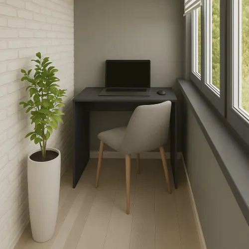 Стол письменный СП12 750х900х500 мм ДСП Серый Графит