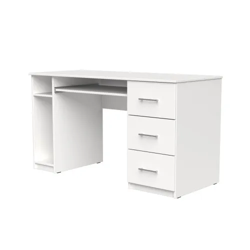 Стол компьютерный СК1 3Я 780х1300х600 мм ДСП Белый