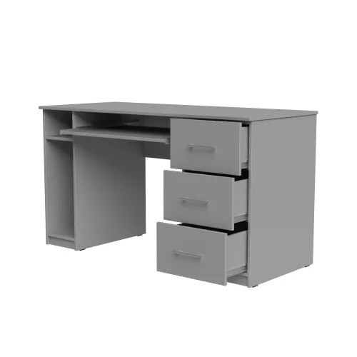 Стол компьютерный СК1 3Я 780х1300х600 мм ДСП Серая Мышка