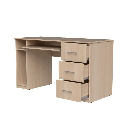 Стол компьютерный СК1 3Я 780х1300х600 мм ДСП Дуб Молочный