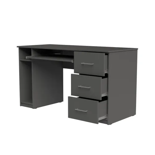 Стол компьютерный СК1 3Я 780х1300х600 мм ДСП Серый Графит