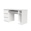 Стол компьютерный СК2 3Я 780х1400х600 мм ДСП Белый