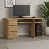 Стол компьютерный СК2 3Я 780х1400х600 мм ДСП Дуб Крафт Золотой